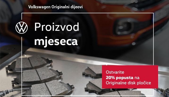 Ostvarite 20% popusta na originalne disk pločice!