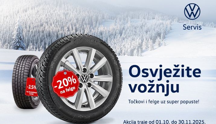 Volkswagen proizvod mjeseca: Felge i komplet točak
