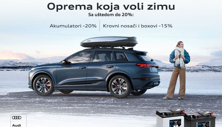 Audi proizvod mjeseca: Krovni nosači i boxovi, Akumulatori