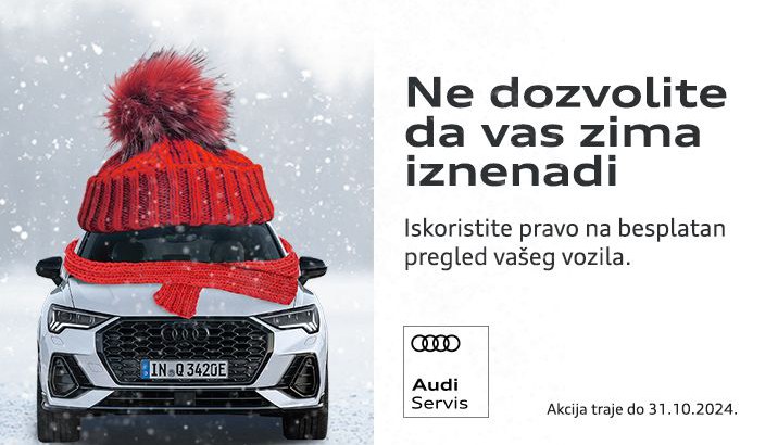 Kontrolni pregled za sva Audi vozila